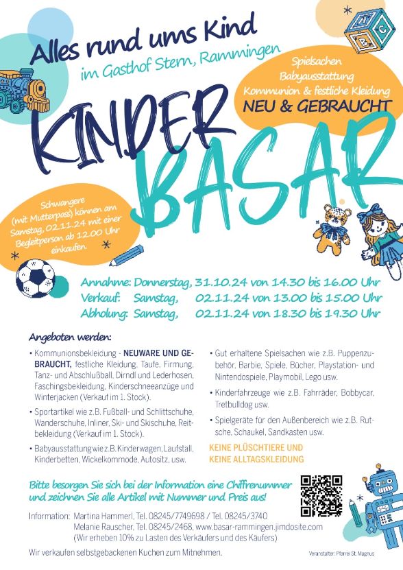 Basar – alles rund ums Kind